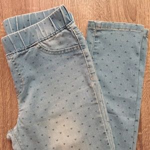 Cat & Jack | Girls Heart Jeggings